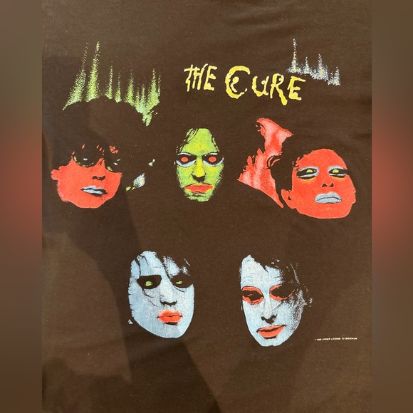 Vintage 1989 The Cure T-Shirt super rare - Picture 3 of 13